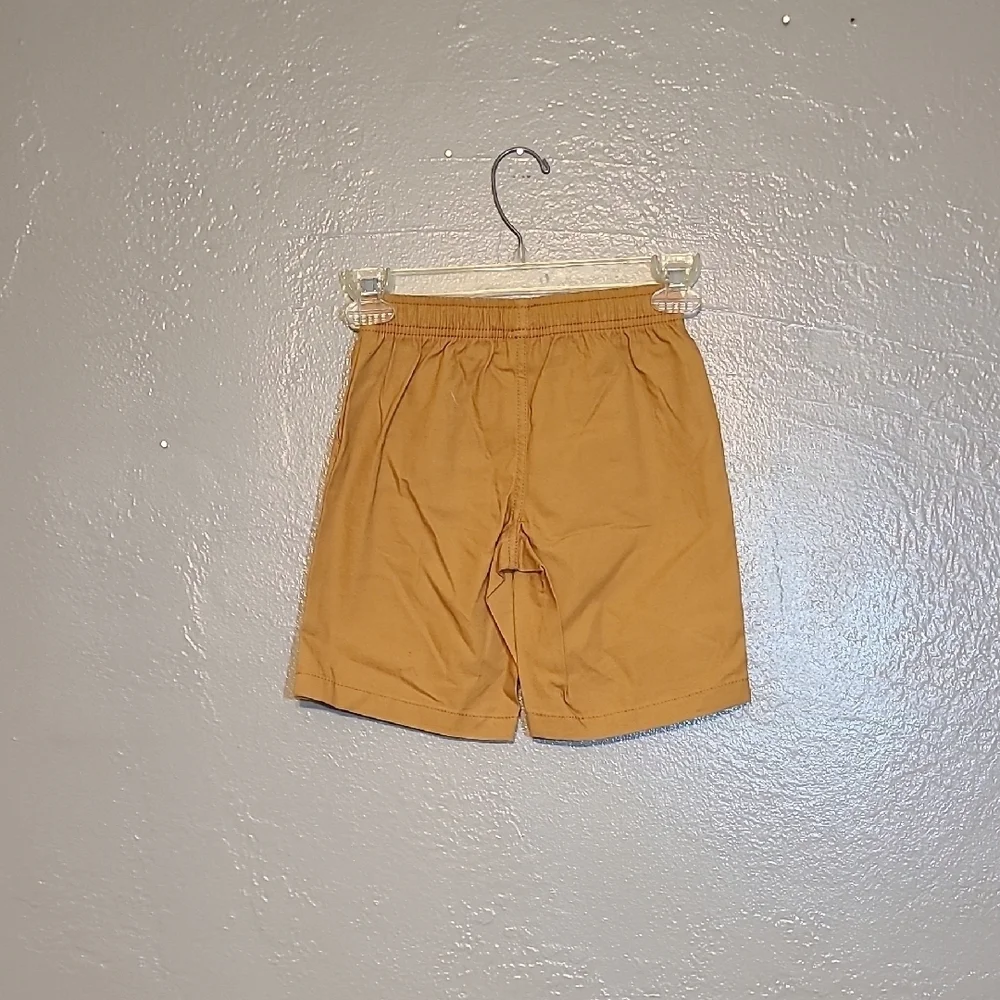 Carter's Tan BoysClassic Shorts Elastic Waist EUC Size 5 Front Pockets